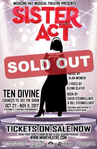 Sister Act Poster - Medicine Hat Musical Theatre