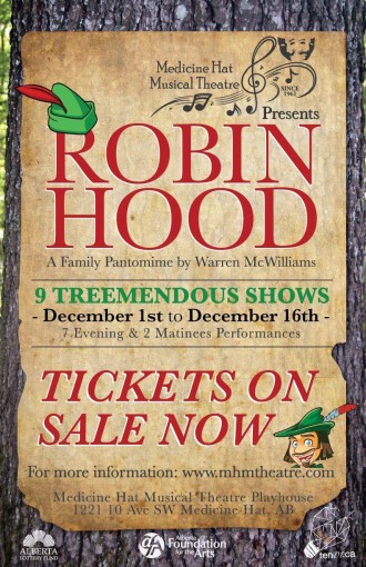 Robin Hood - Pantomime Poster - Medicine Hat Musical Theatre