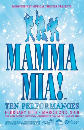 Mamma Mia Poster - Medicine Hat Musical Theatre