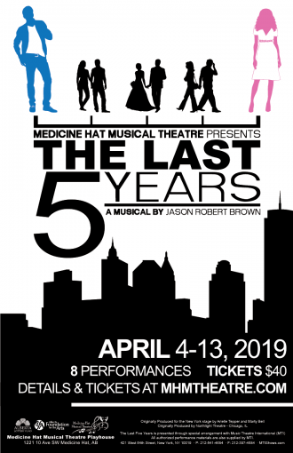 The Last 5 Years Poster - Medicine Hat Musical Theatre