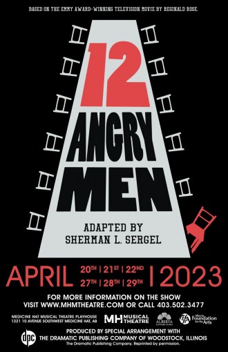 12 Angry Men Poster - Medicine Hat Musical Theatre
