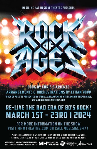 Rock of Ages Poster - Medicine Hat Musical Theatre