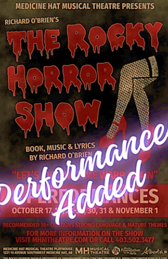 Rocky Horror Show Poster - Medicine Hat Musical Theatre